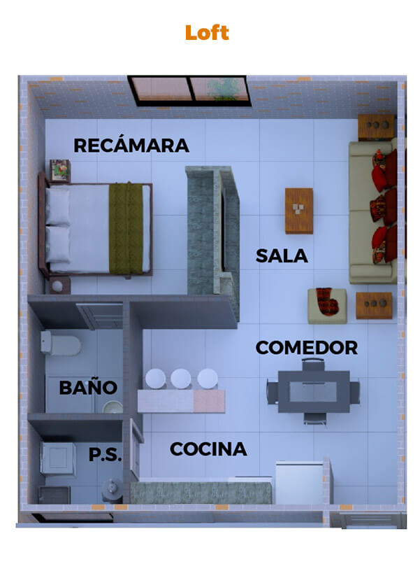 Planos de Torres 25  zona loft